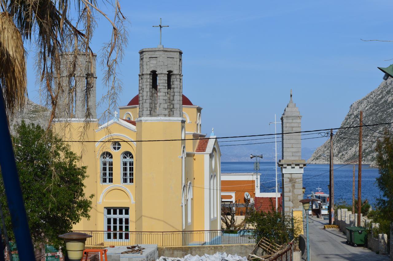 "Stelios & Galini" Hotel Symi Bagian luar foto